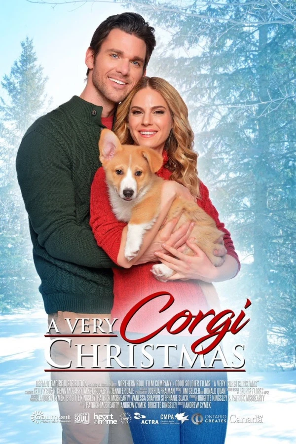 A Very Corgi Christmas Plakat