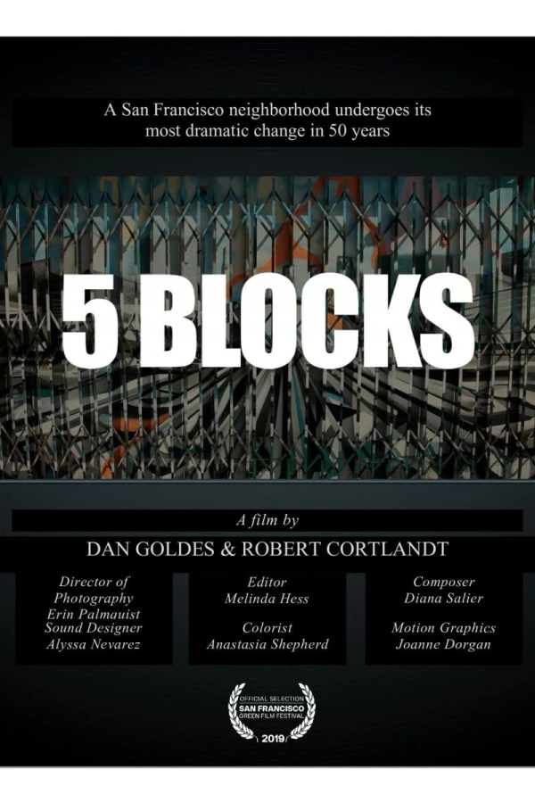 5 Blocks Plakat