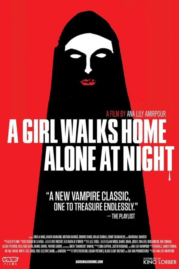 Girl Walks Home Alone At Night Plakat