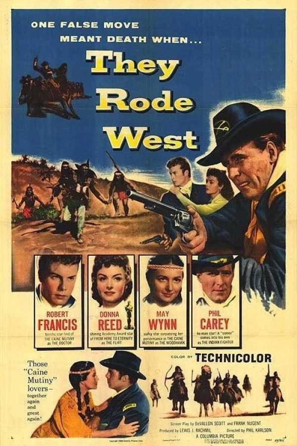 They Rode West Plakat