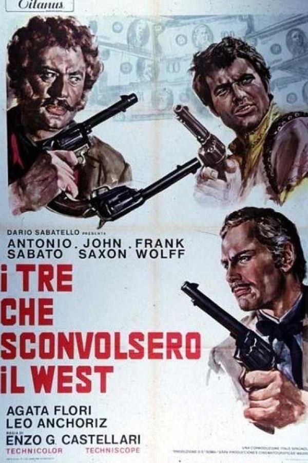 I tre che sconvolsero il West (Vado, vedo e sparo) Plakat