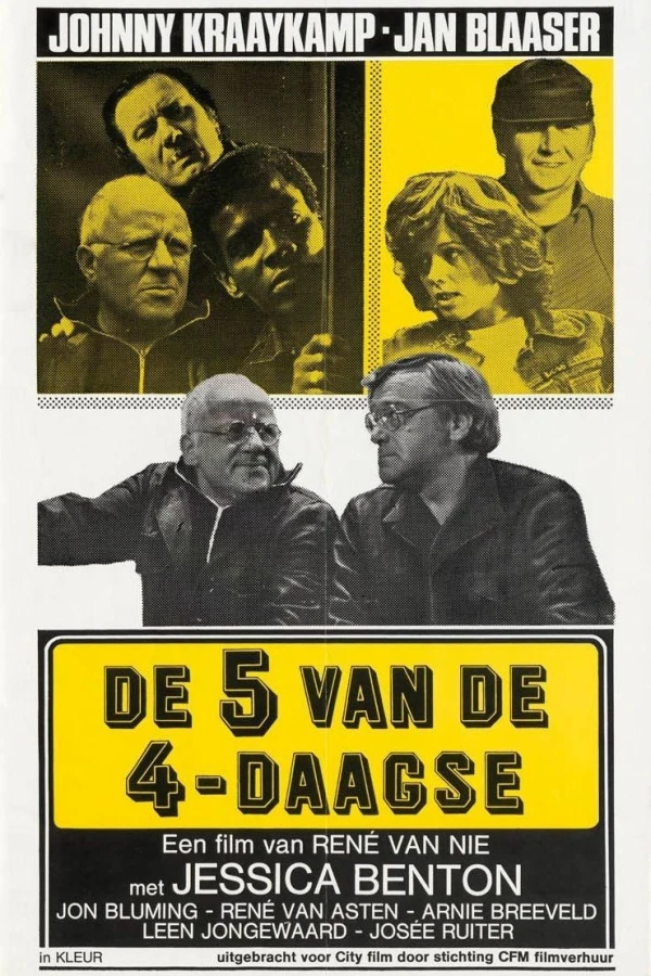 De 5 van de 4 daagse Plakat