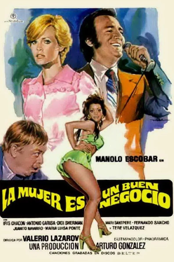 La mujer es un buen negocio Plakat