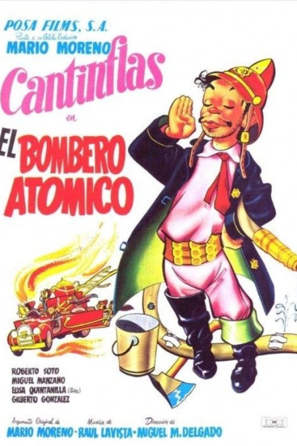 El bombero atómico Plakat