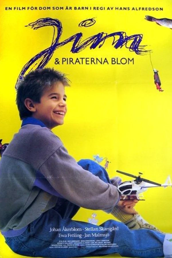 Jim og piraterne Blom Plakat