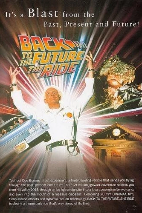 Back to the Future... The Ride Plakat