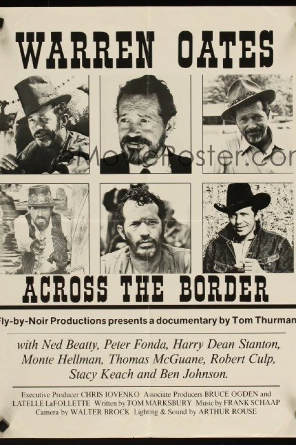 Warren Oates: Across the Border Plakat