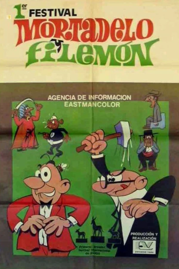 Primer Festival de Mortadelo y Filemón, agencia de información Plakat