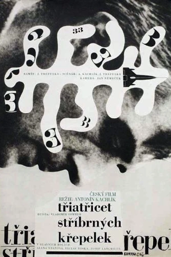 Triatricet stríbrných krepelek Plakat