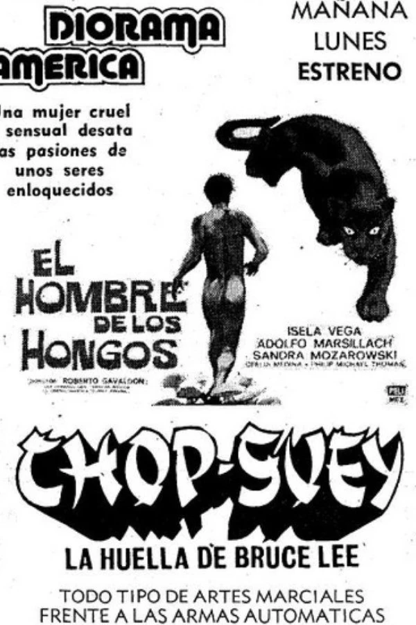 El hombre de los hongos Plakat