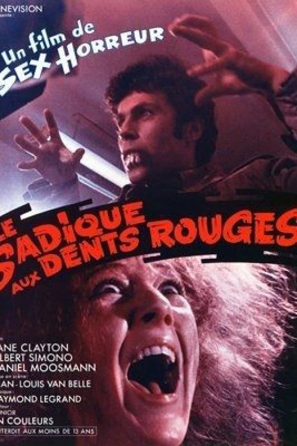 Le sadique aux dents rouges Plakat