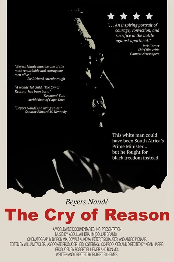 The Cry of Reason: Beyers Naude - An Afrikaner Speaks Out Plakat