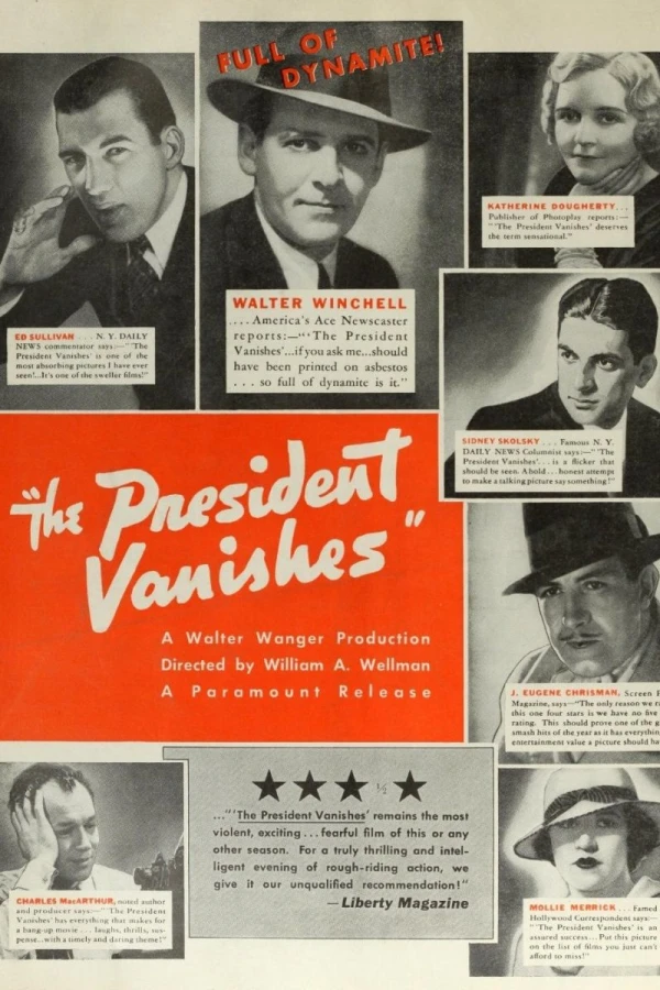 The President Vanishes Plakat