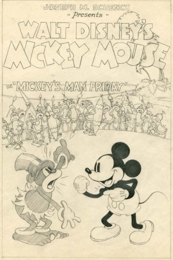 Mickey's Man Friday Plakat