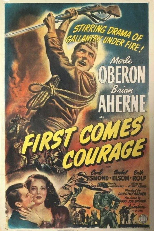 First Comes Courage Plakat