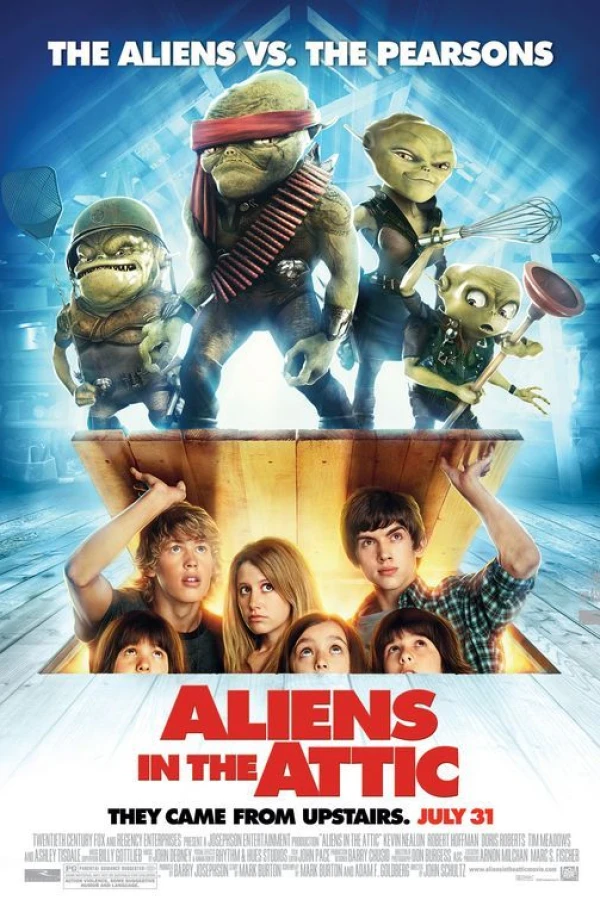 Aliens på loftet Plakat