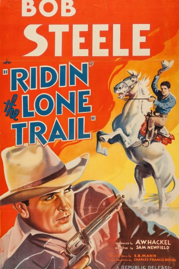 Ridin' the Lone Trail Plakat