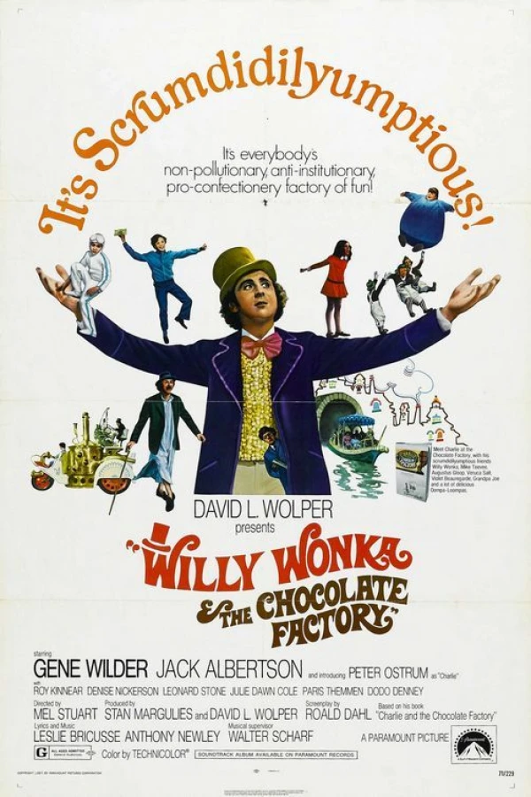 Willy Wonka the Chocolate Factory Plakat