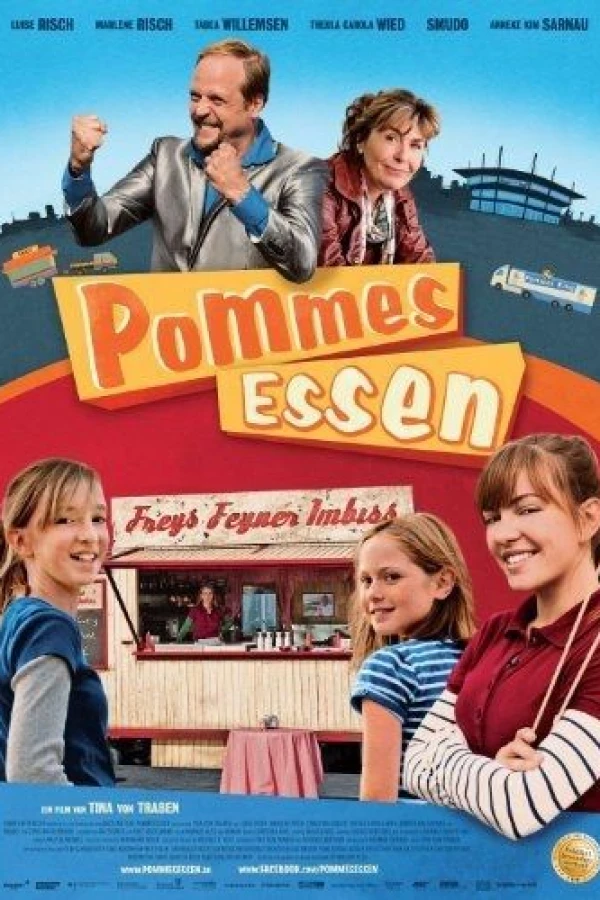 Pommes essen Plakat