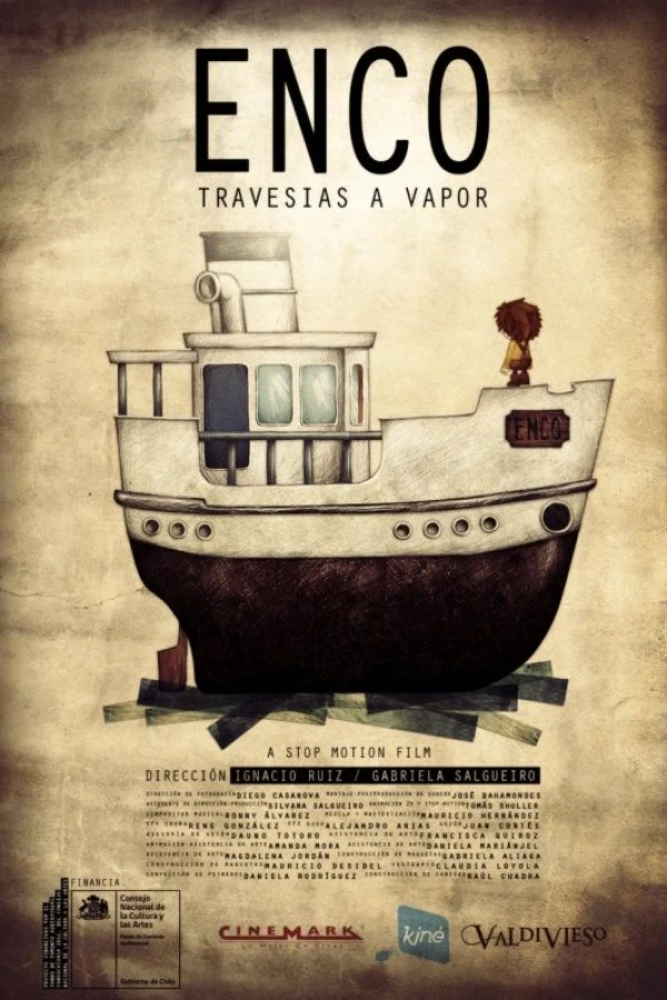 Enco, Travesías a Vapor. Plakat