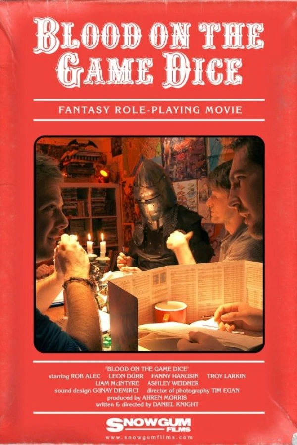 Blood on the Game Dice Plakat