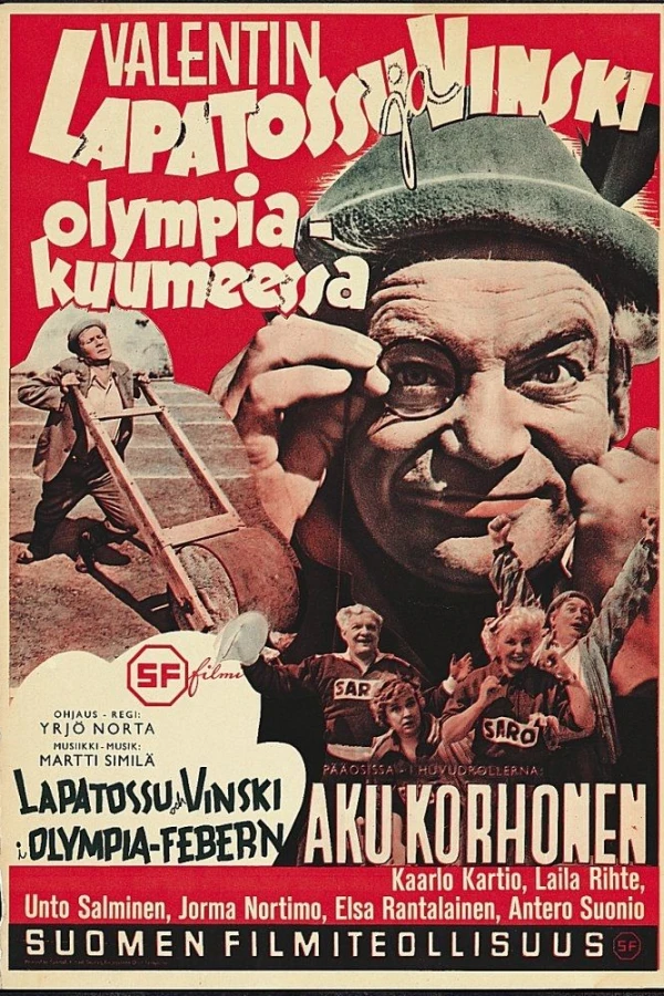 Lapatossu ja Vinski olympia-kuumeessa Plakat