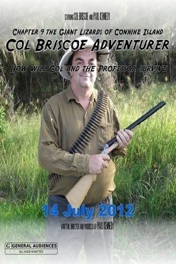 Col Briscoe Adventurer, Chapter 9 the Giant Lizards of Connine Island Plakat