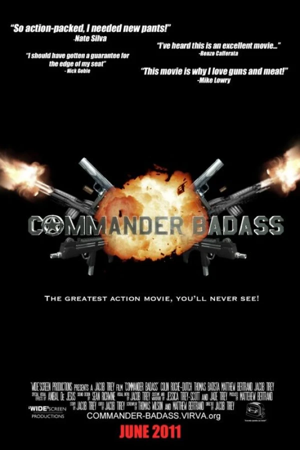 Commander Badass Plakat