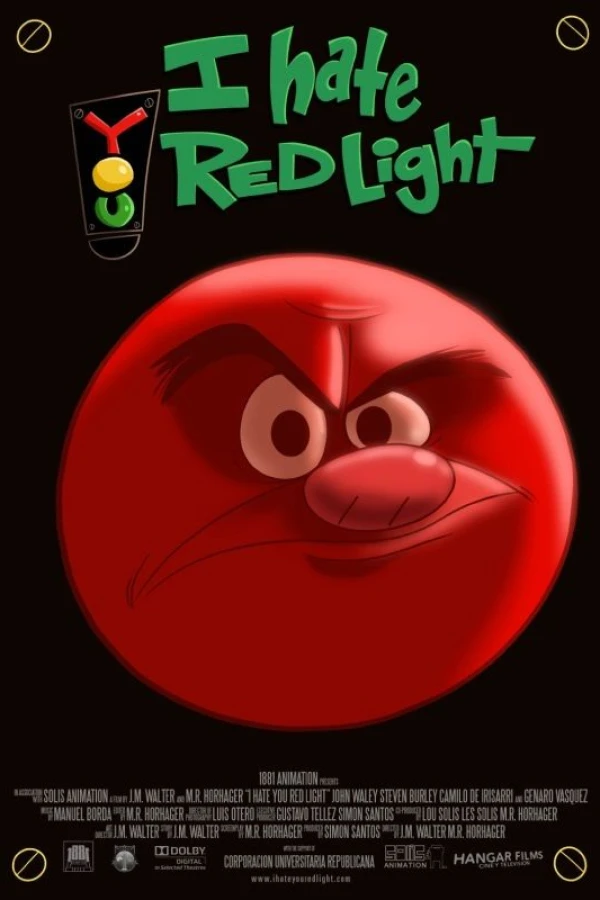 I Hate You Red Light Plakat