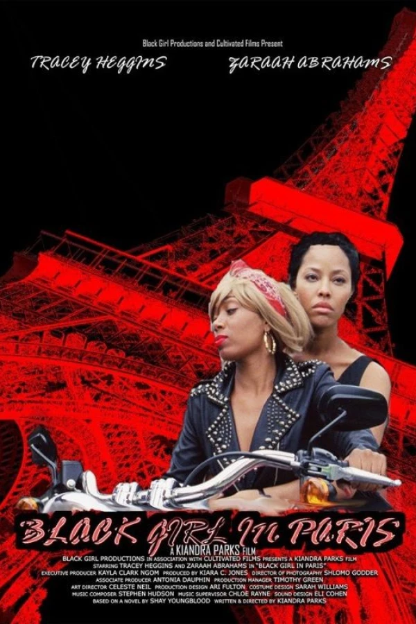 Black Girl in Paris Plakat