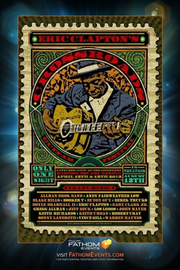 Eric Clapton's Crossroads Guitar Festival 2013 Plakat