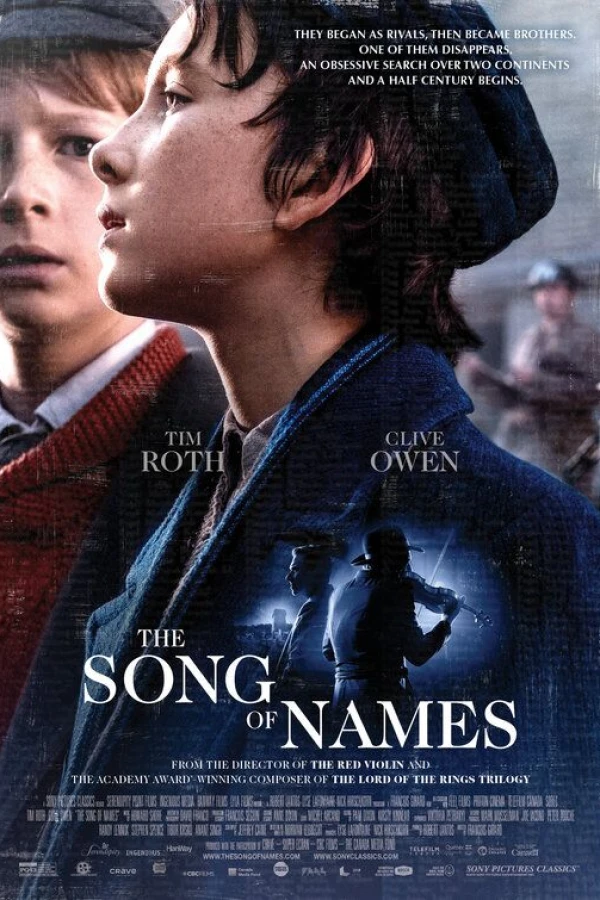 The Song of Names Plakat