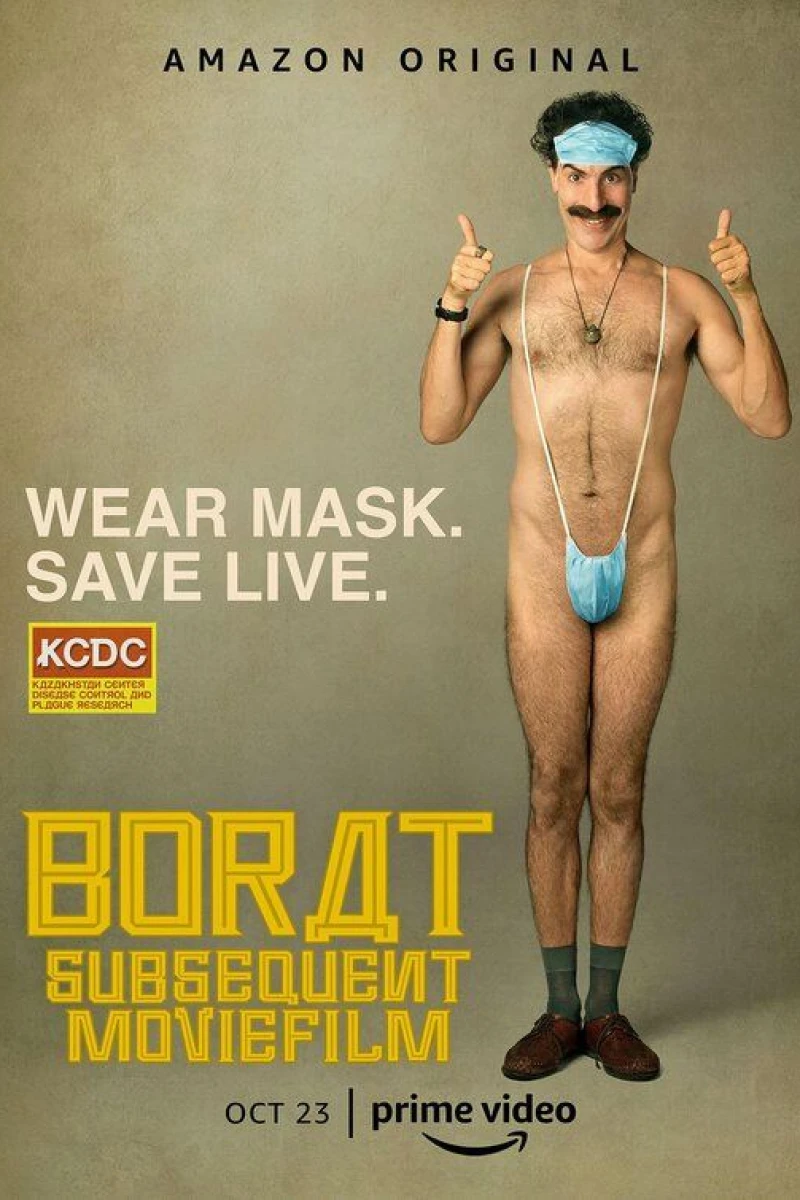 Borat efterfølgende Moviefilm Plakat