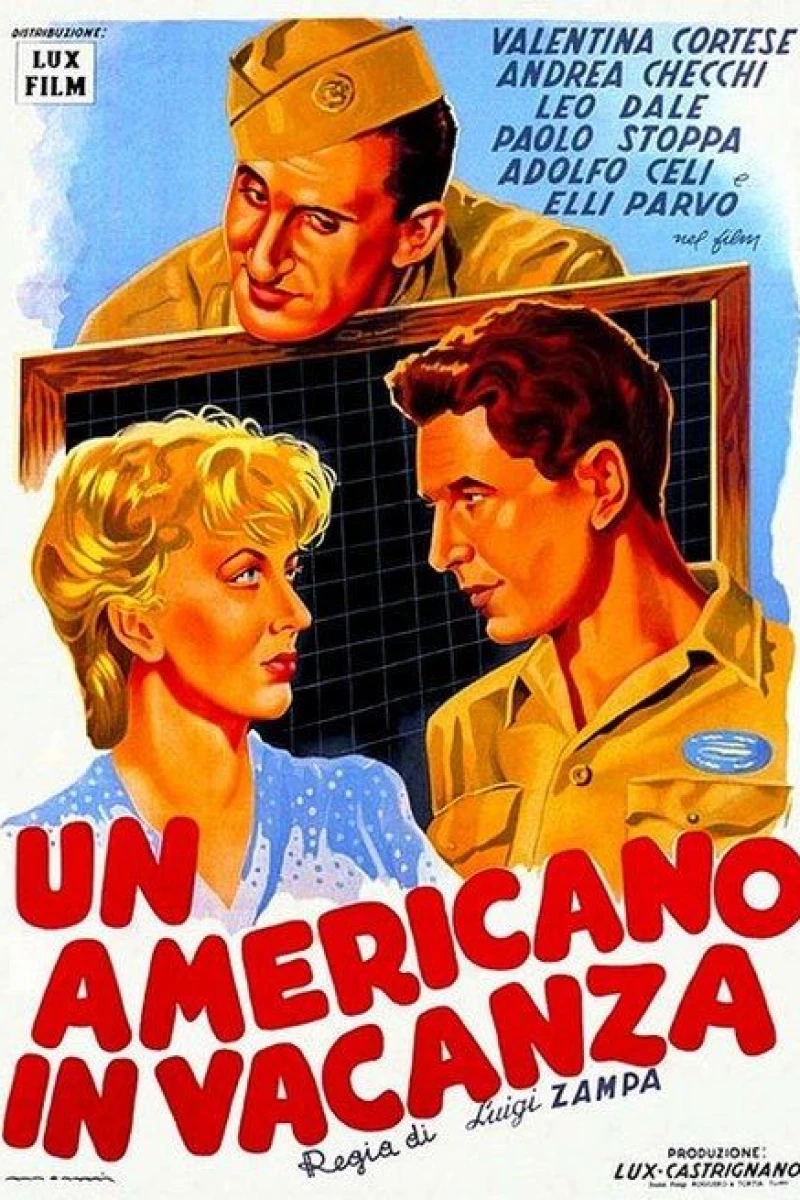 Un americano in vacanza Plakat