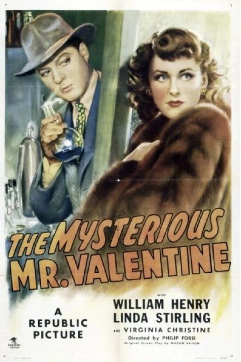 The Mysterious Mr. Valentine Plakat