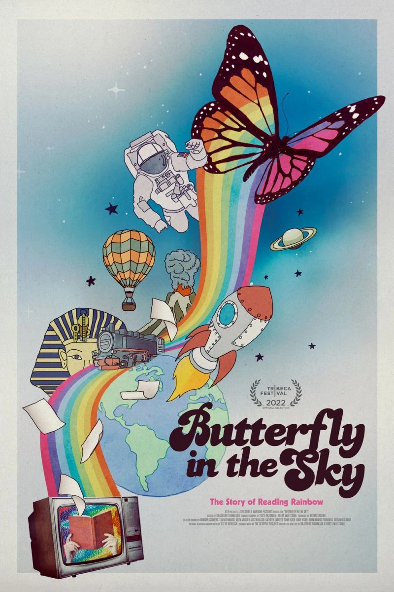 Butterfly in the Sky Plakat