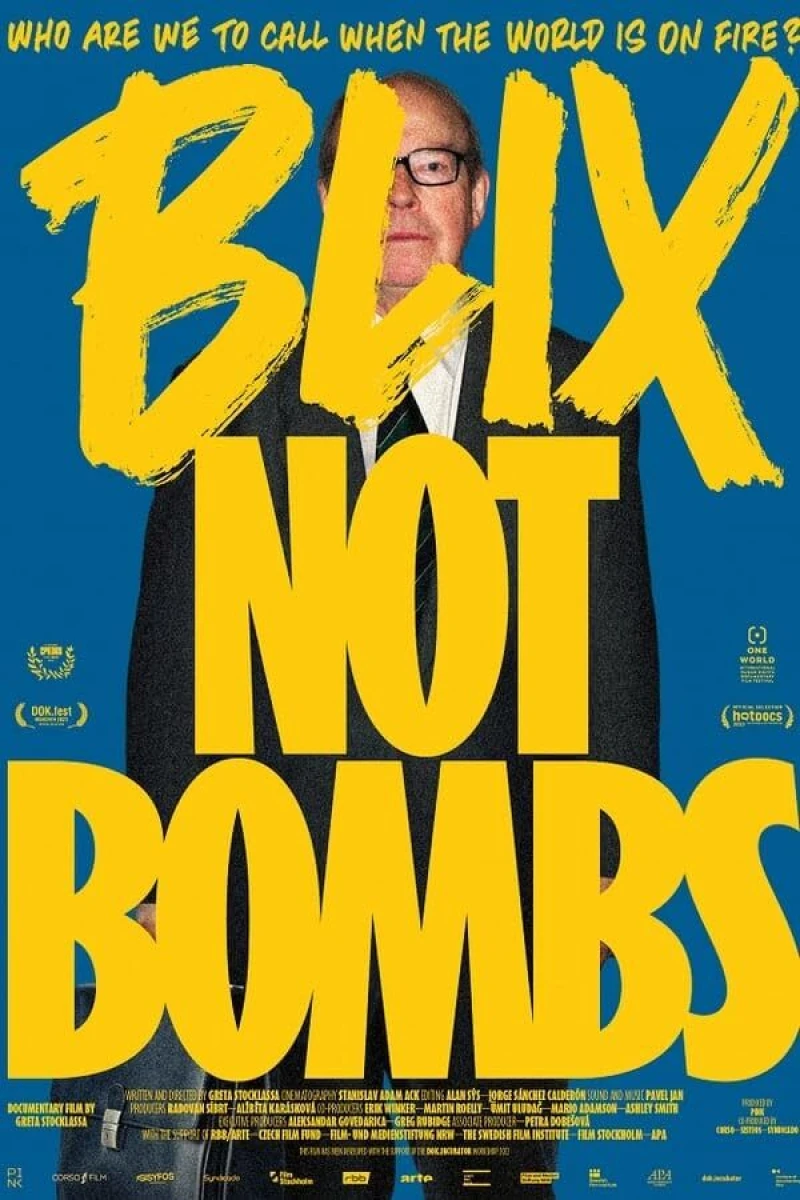 Blix Not Bombs Plakat