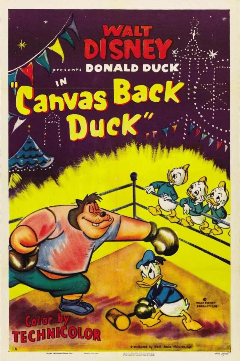 Canvas Back Duck Plakat