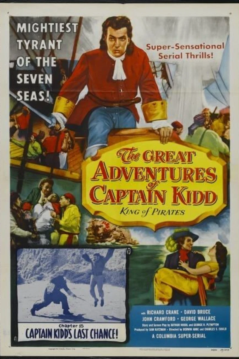 The Great Adventures of Captain Kidd Plakat