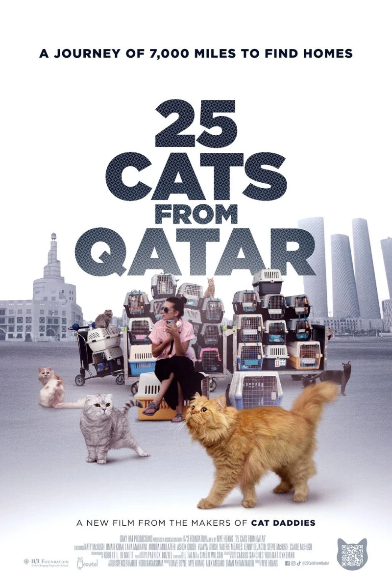 25 Cats from Qatar Plakat
