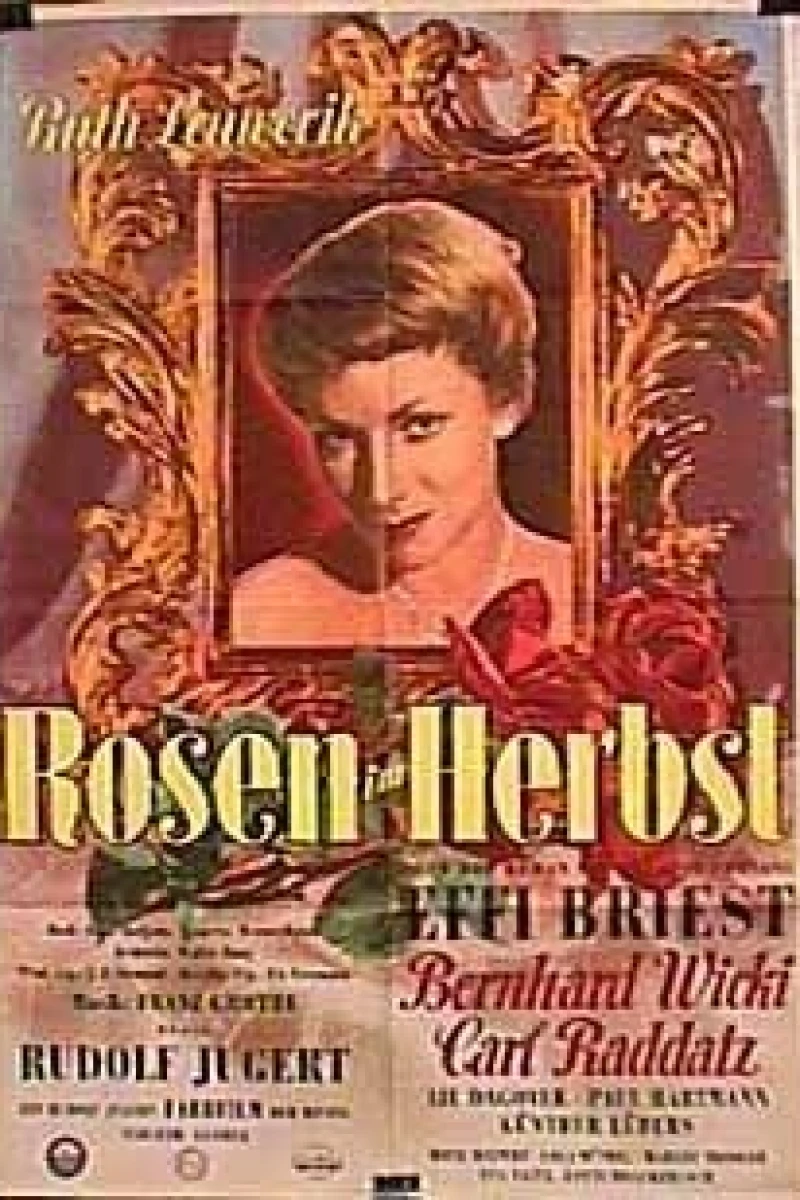 Rosen im Herbst Plakat