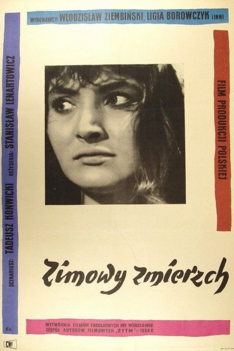 Zimowy zmierzch Plakat