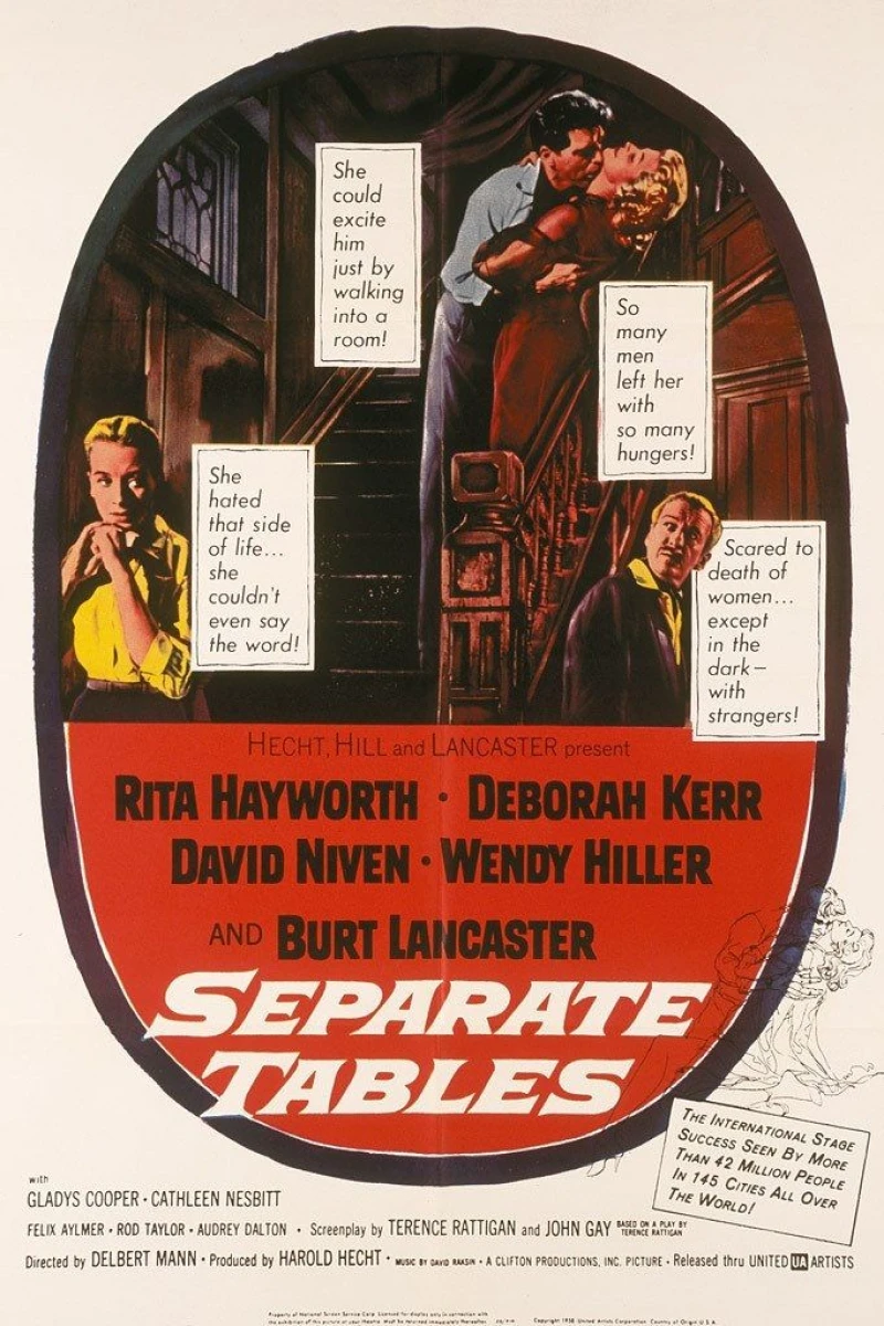 Separate Tables Plakat