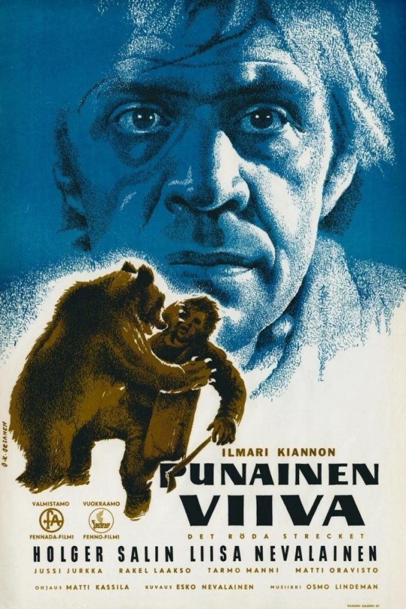 Punainen viiva Plakat