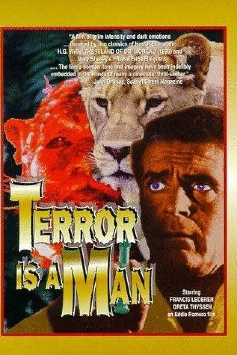 Terror Is a Man Plakat