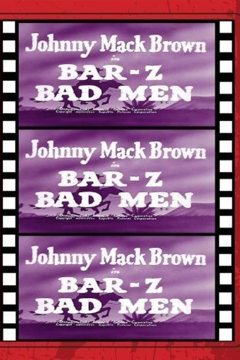 Bar-Z Bad Men Plakat