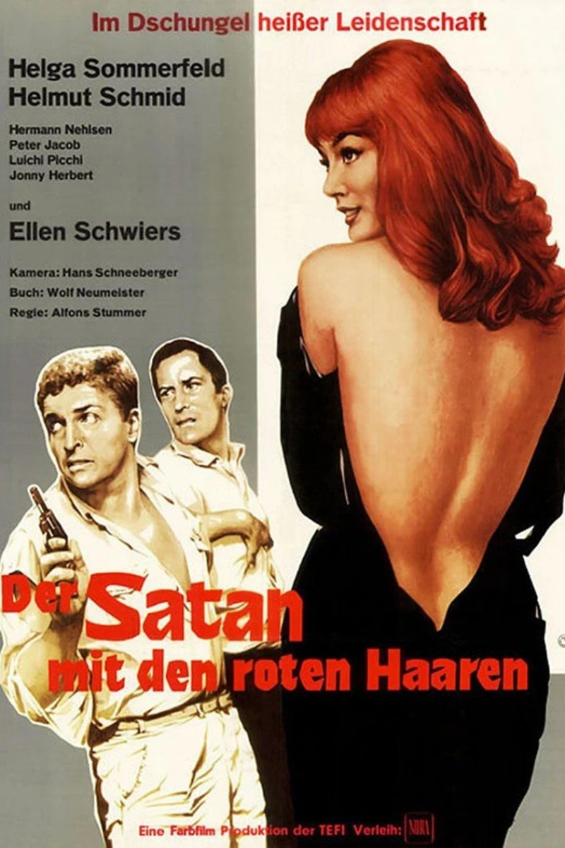 Der Satan mit den roten Haaren Plakat