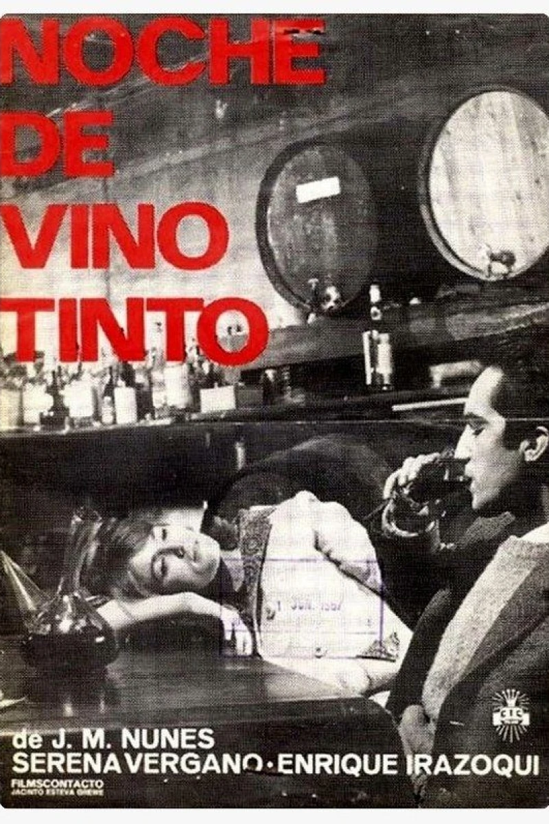 Noche de vino tinto Plakat