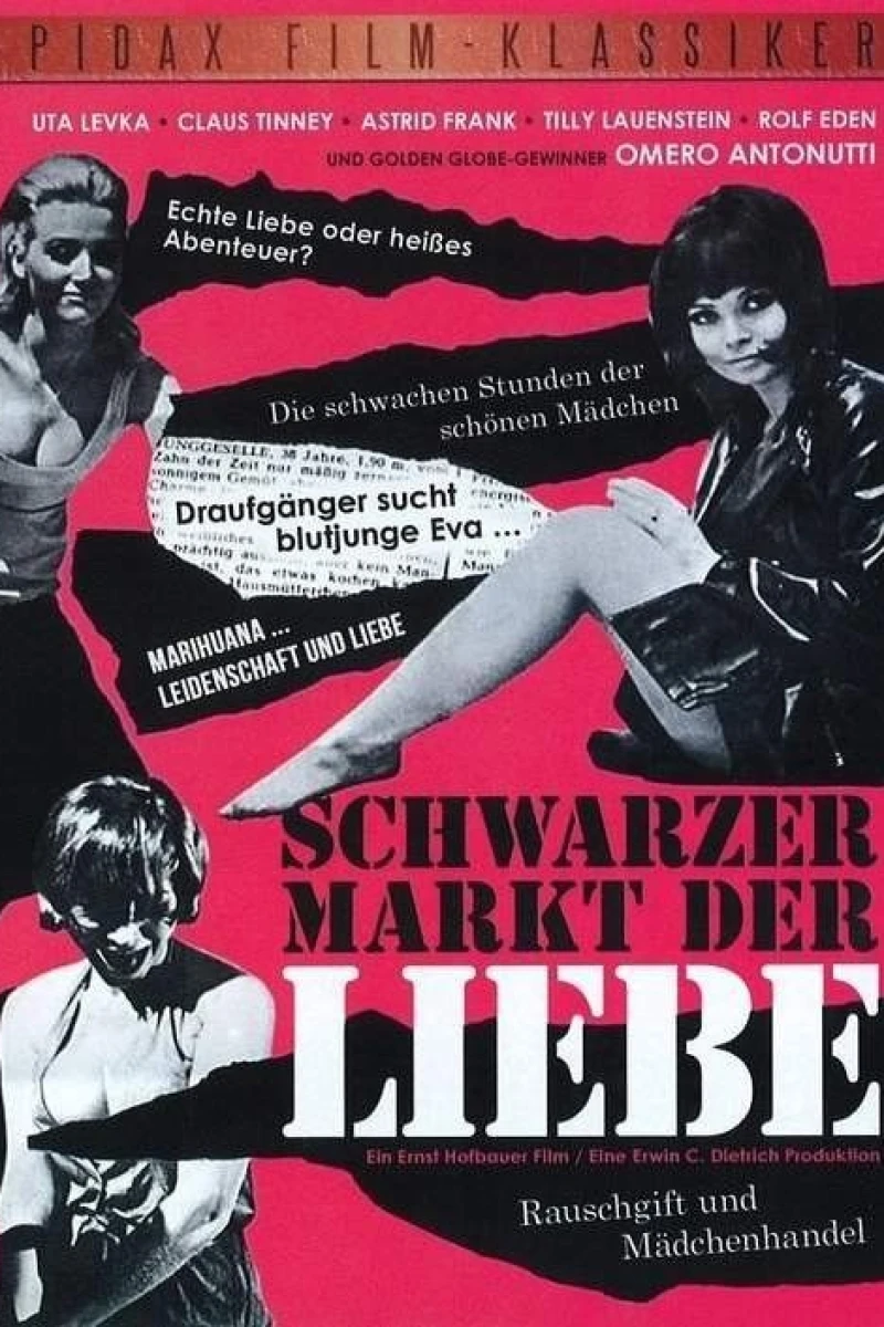 Schwarzer Markt der Liebe Plakat