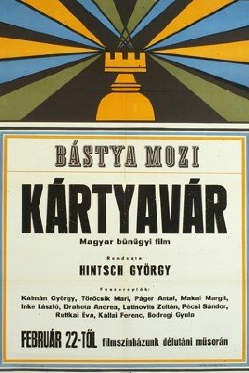 Kártyavár Plakat